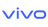 Blue ’vivo’ logo on a black background.
