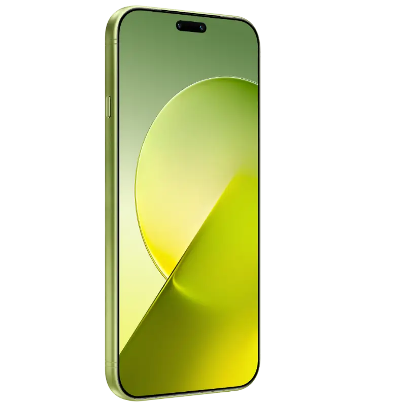 HONOR Magic9 Pro Max in Moss Green, front three-quarter view