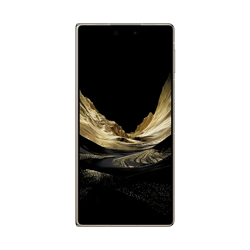 HUAWEI Mate XT 2 ULTIMATE DESIGN Dark Black folded cover display front view