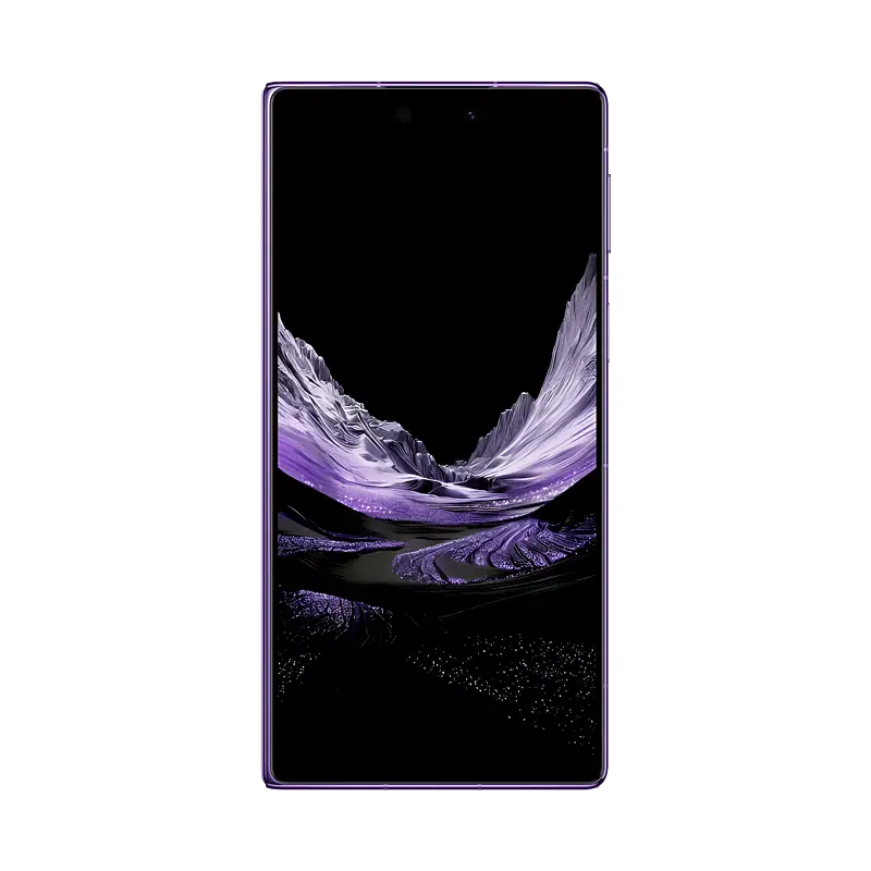 HUAWEI Mate XT 2 ULTIMATE DESIGN Brocade Purple folded cover display front view