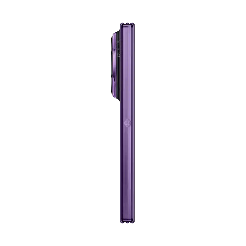 HUAWEI Mate XT 2 ULTIMATE DESIGN Brocade Purple folded left edge