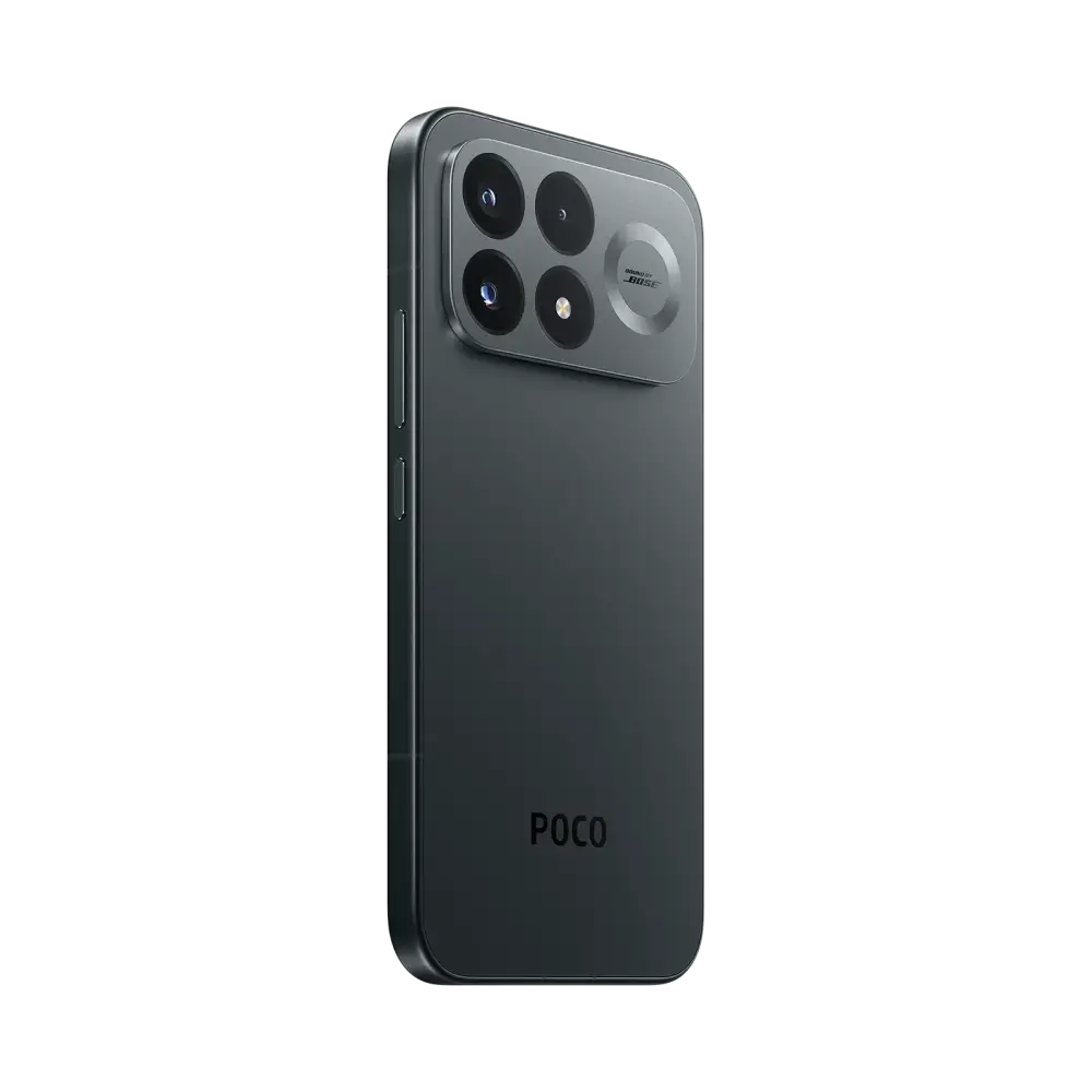 POCO F9 Pro Black rear angle