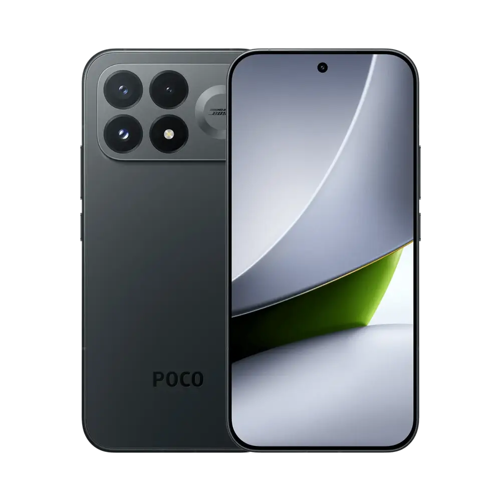 POCO F9 Pro Black front and back
