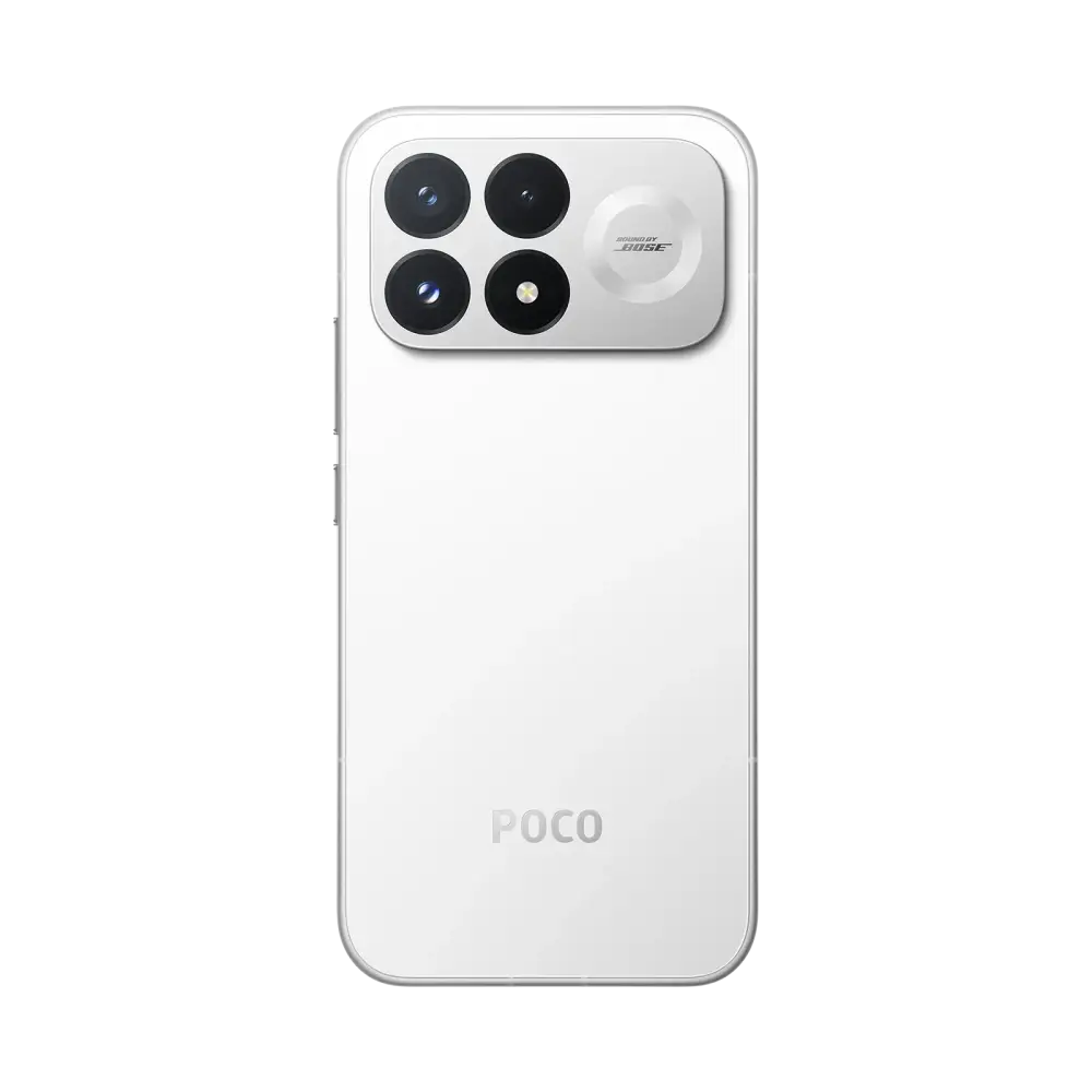 POCO F9 Pro White rear detail