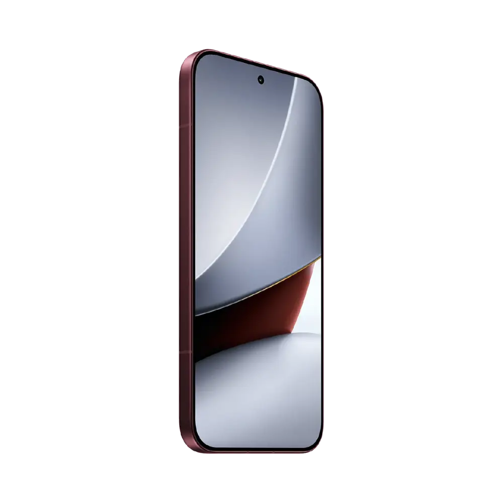 POCO F9 Ultra Dark Cherry, opposite front three-quarter view