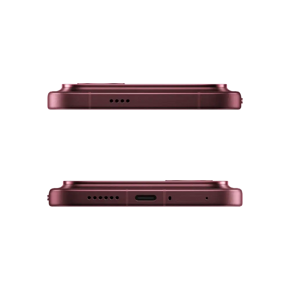 POCO F9 Ultra Dark Cherry, top and bottom edges