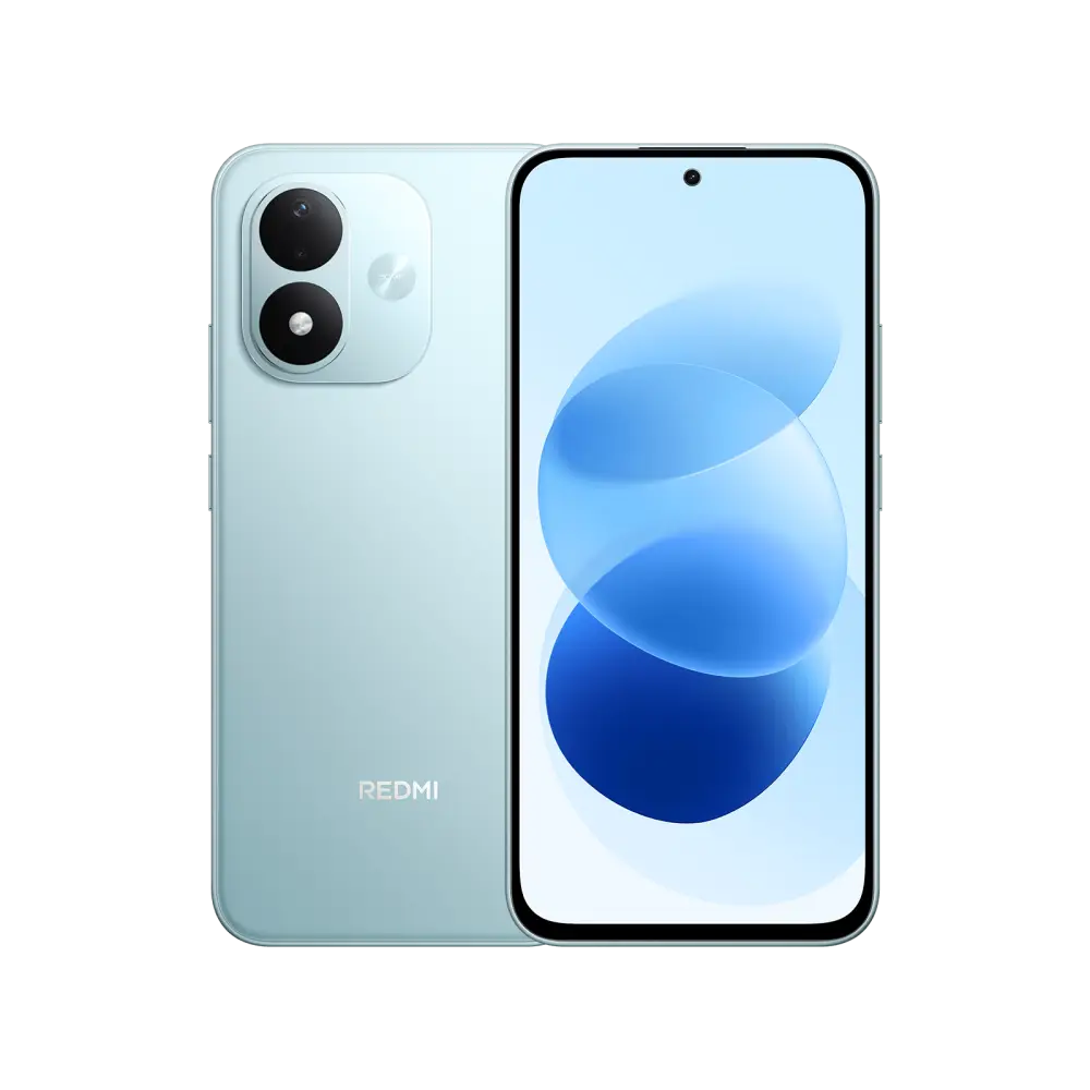 REDMI Note 17 5G (Global), Sky Teal — front and back