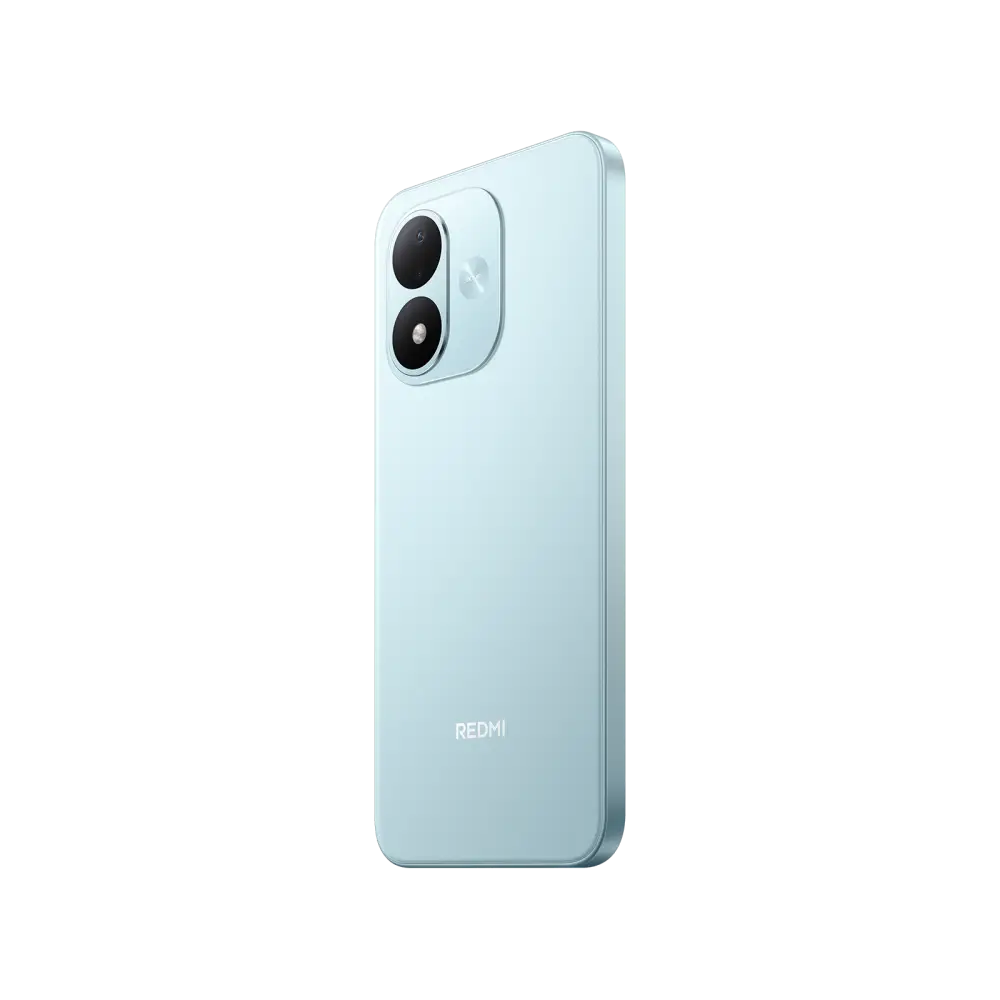 REDMI Note 17 5G (Global), Sky Teal — angled rear