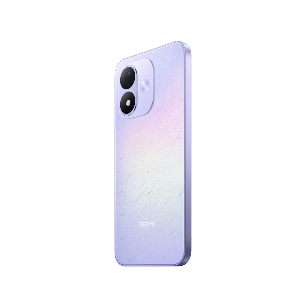 REDMI Note 17 5G (Global), Celestial Purple — angled rear