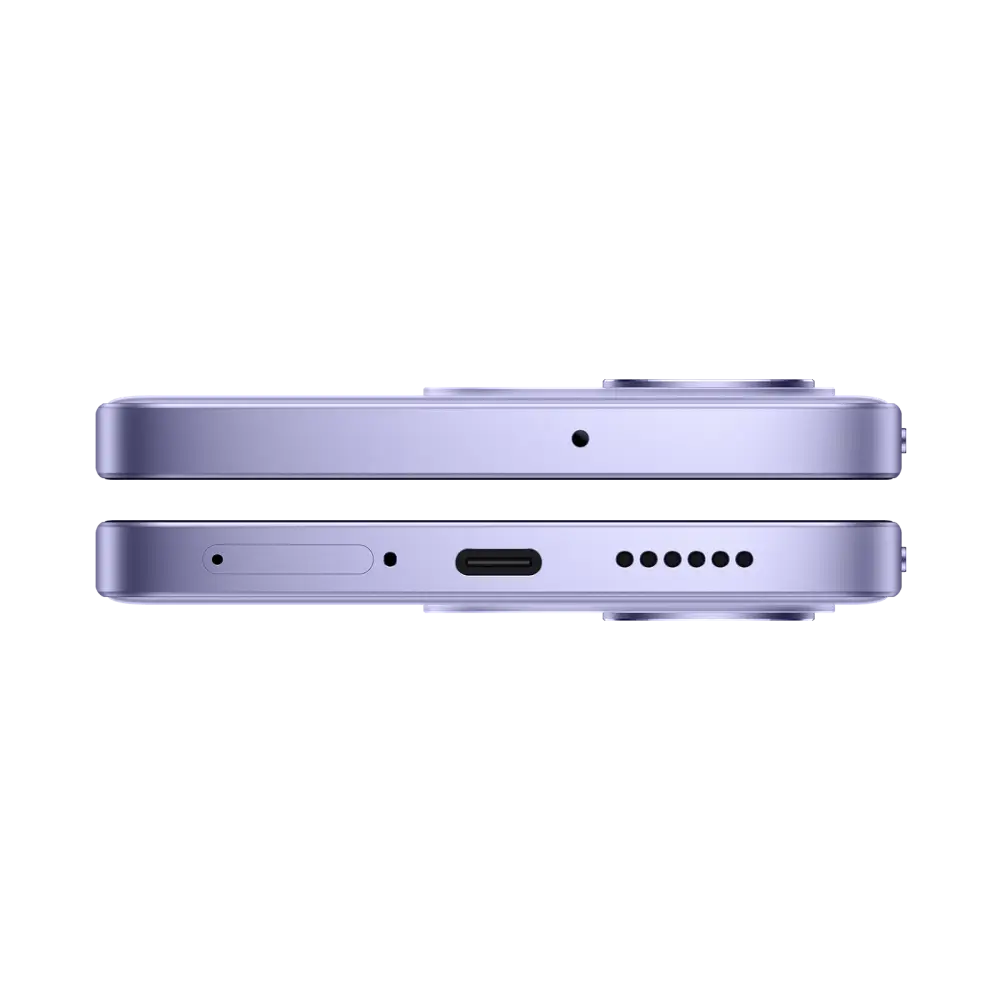 REDMI Note 17 5G (Global), Celestial Purple — top and bottom