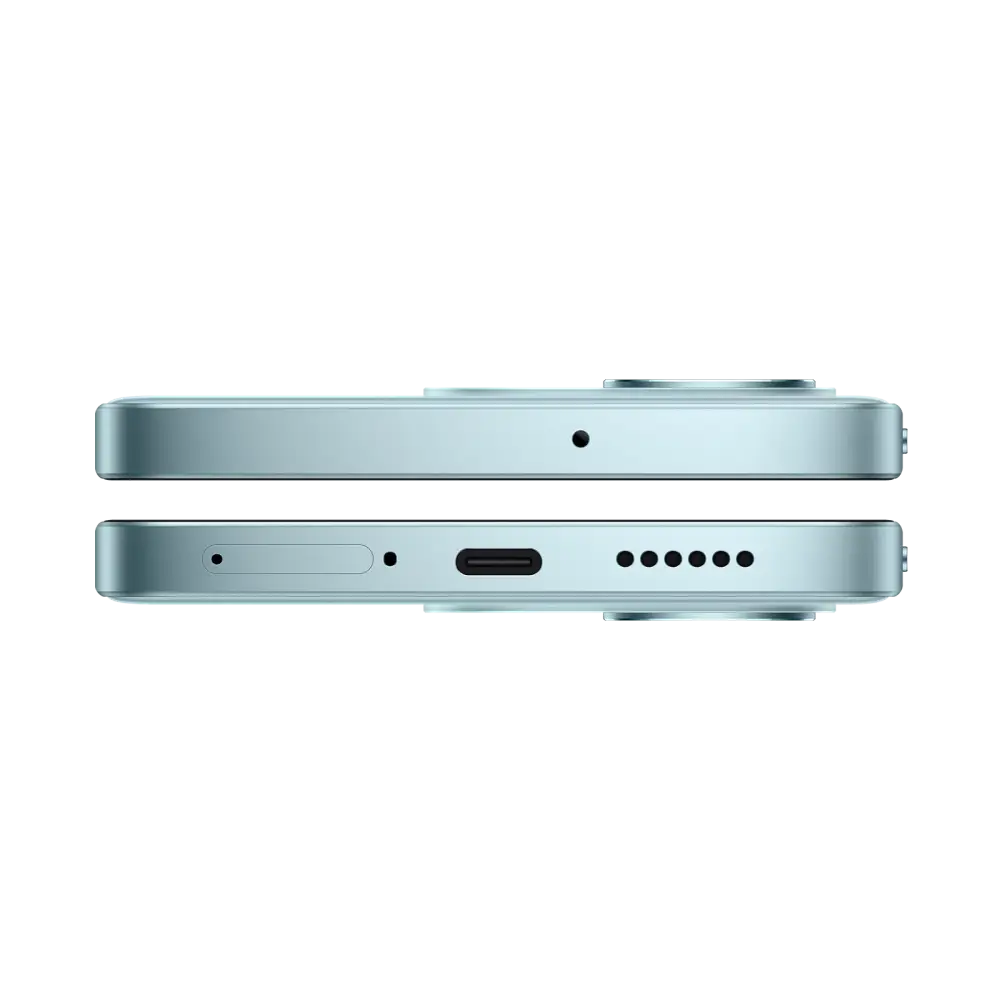 REDMI Note 17 5G (Global), Sky Teal — top and bottom