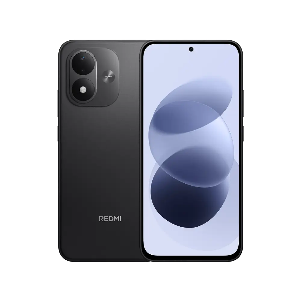 REDMI Note 17 5G (Global), Black — front and back