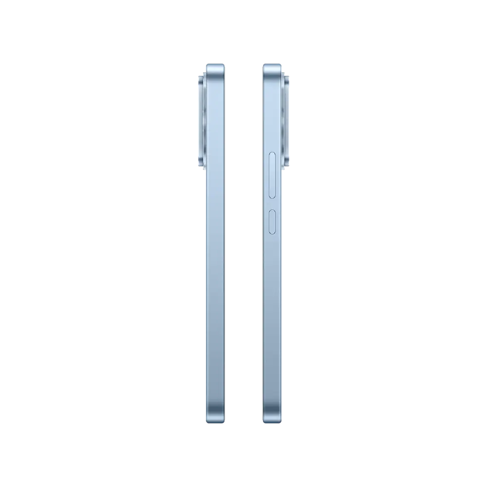 REDMI Note 17 Pro 5G in Sky Blue, side views