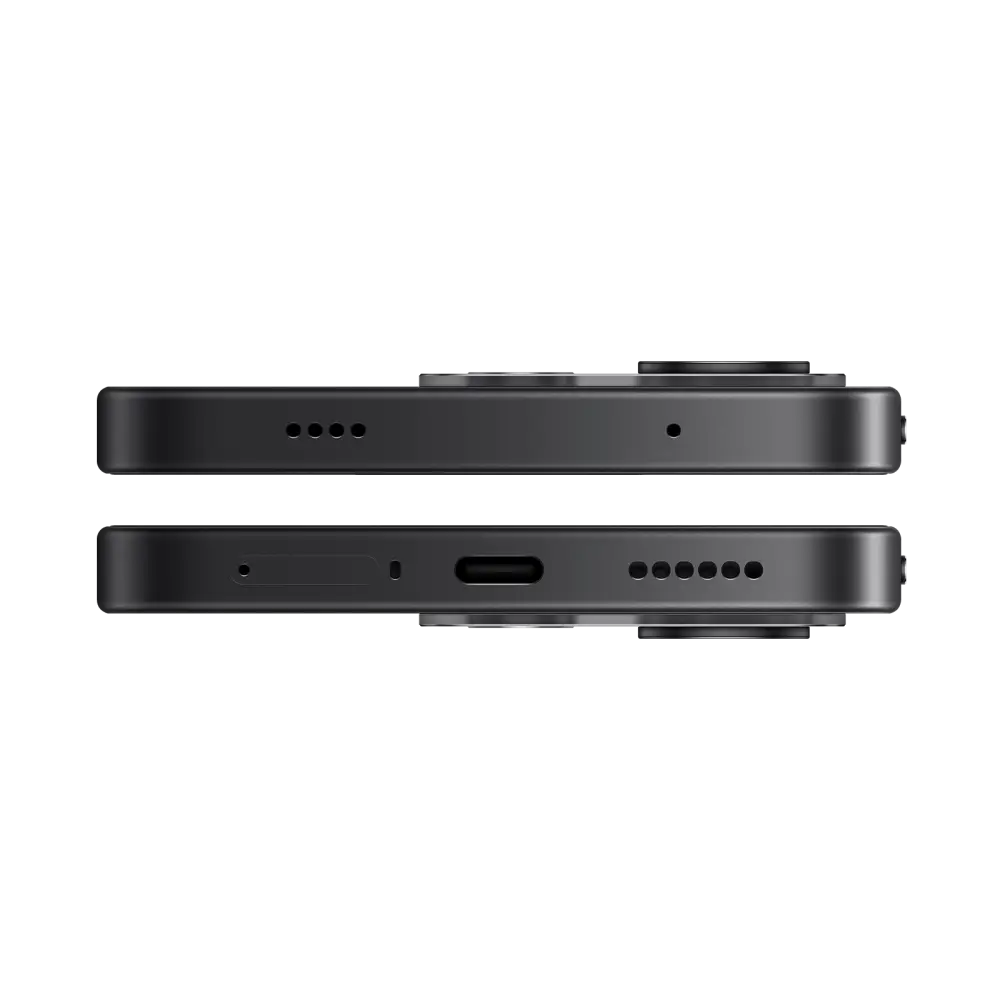 REDMI Note 17 Pro Max 5G in Black, top and bottom views