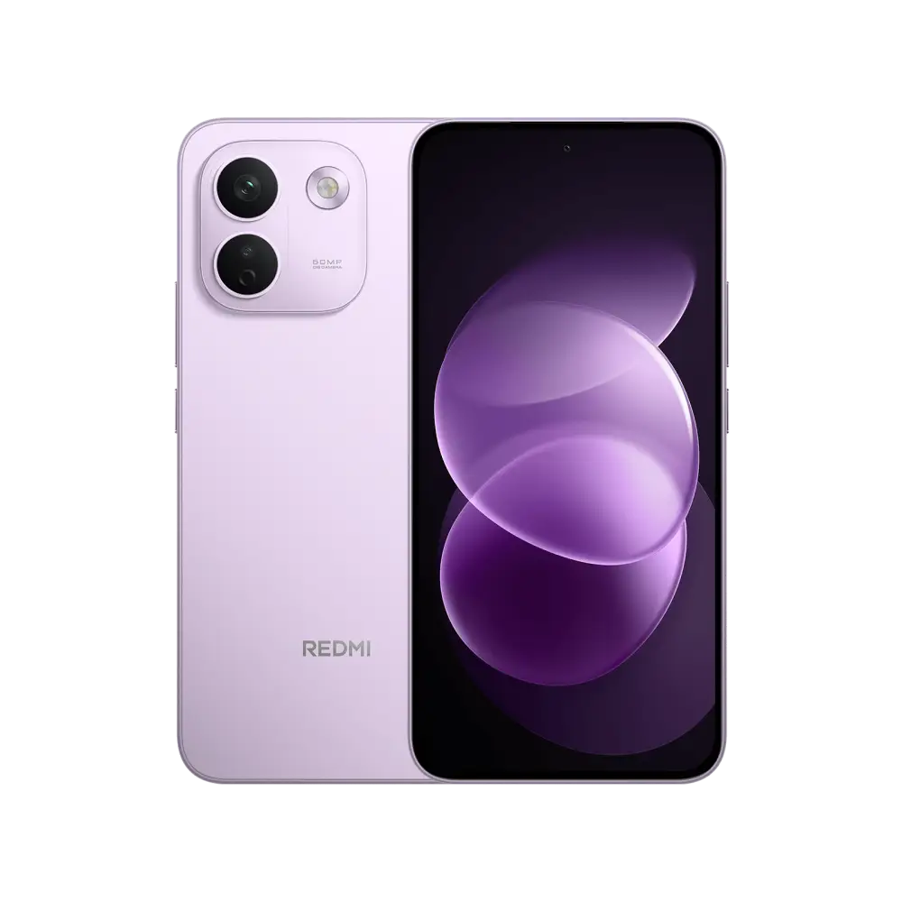 REDMI Note 17 Pro Max 5G in Purple, front and rear views