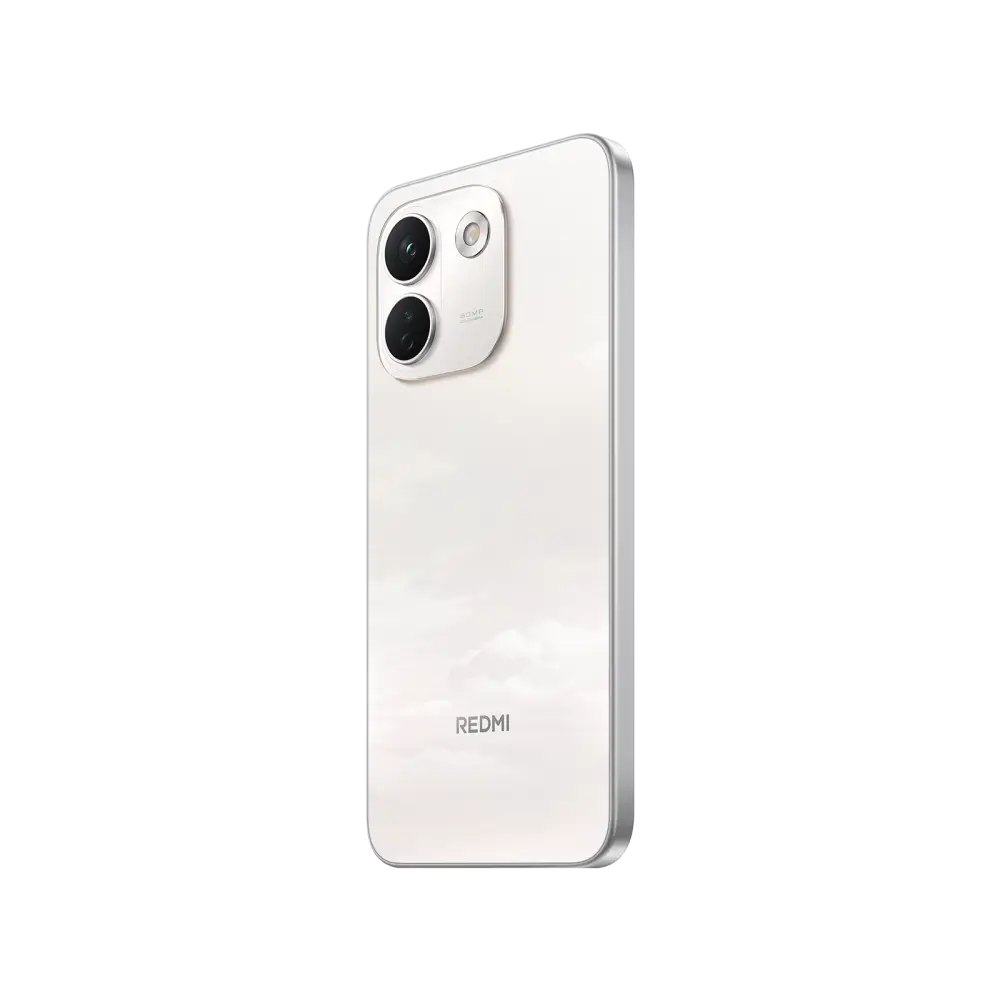 REDMI Note 17 Pro Max 5G in Cloud Blush, angled rear view