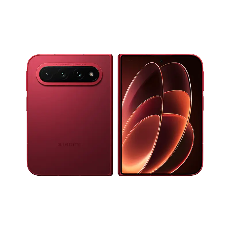 Xiaomi 18 Fold Xiye Red front and back view