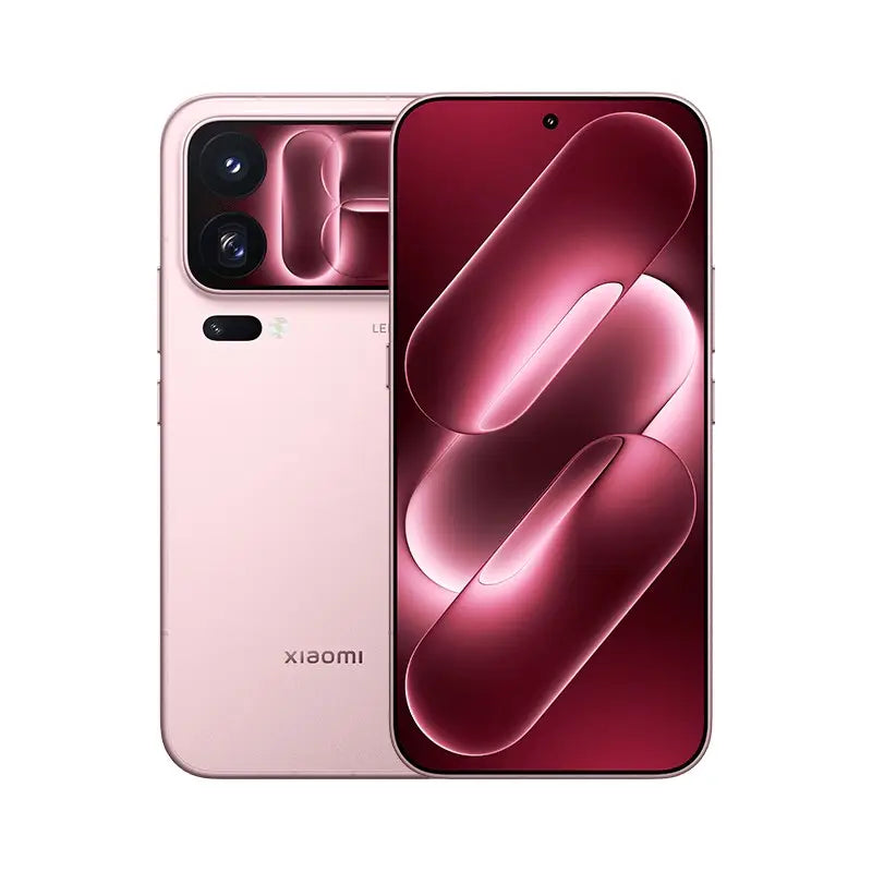 Xiaomi 18 Pro Max CN Version — Ice Peach Pink front and rear